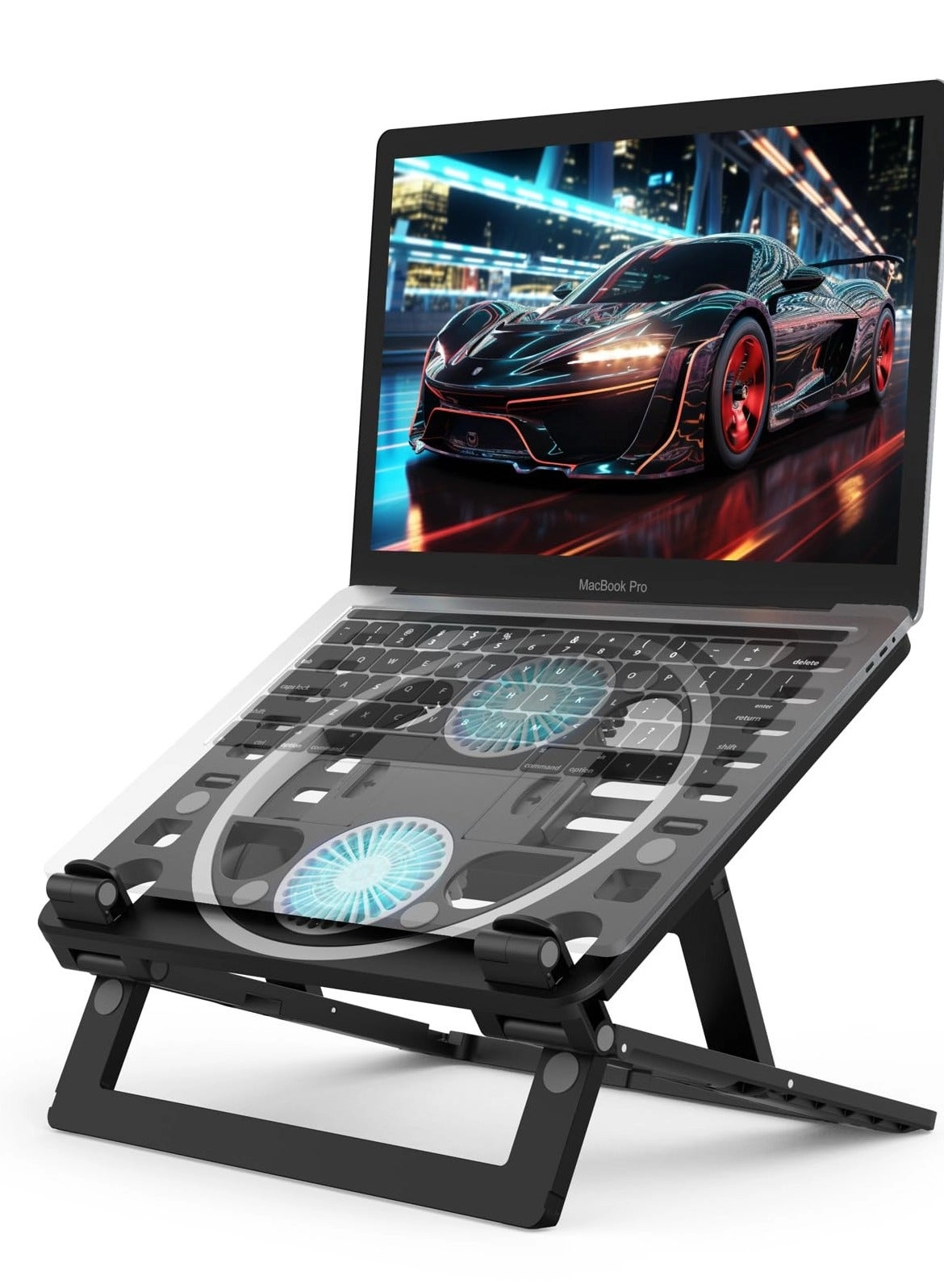 Laptop Cooling Stand - 2 quiet fans