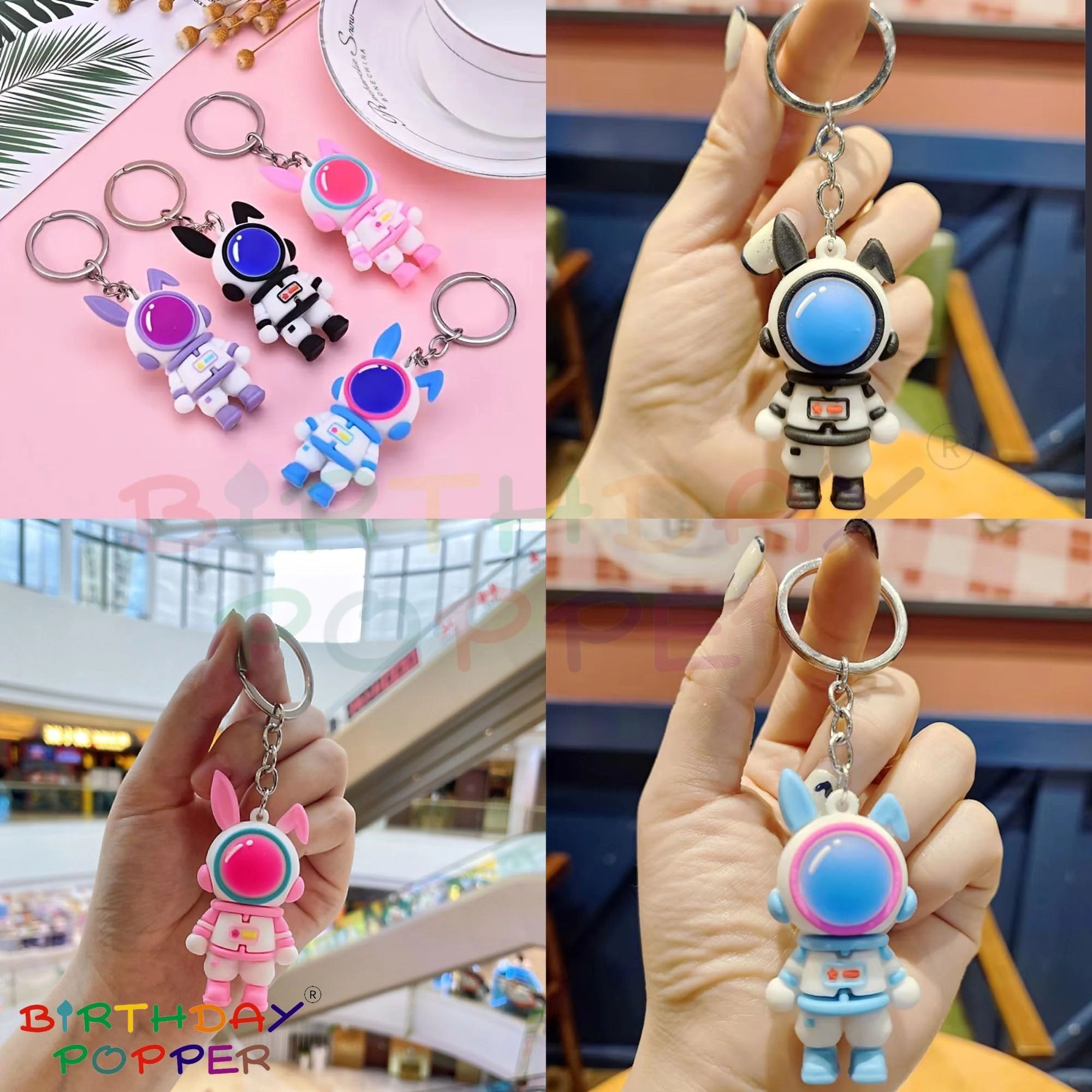 Space Theme Keychains