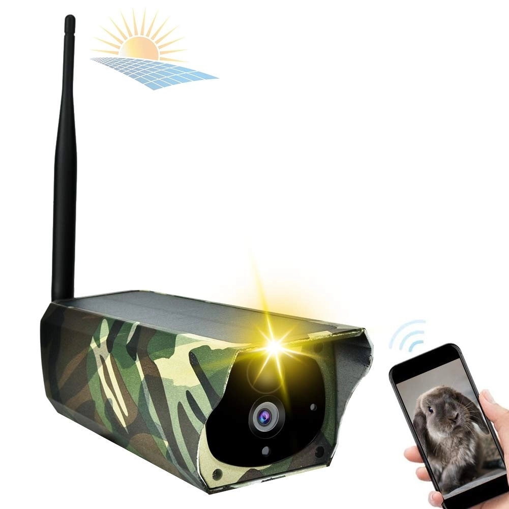 GQCQGS Solar WiFi Camera - 2.0 MP