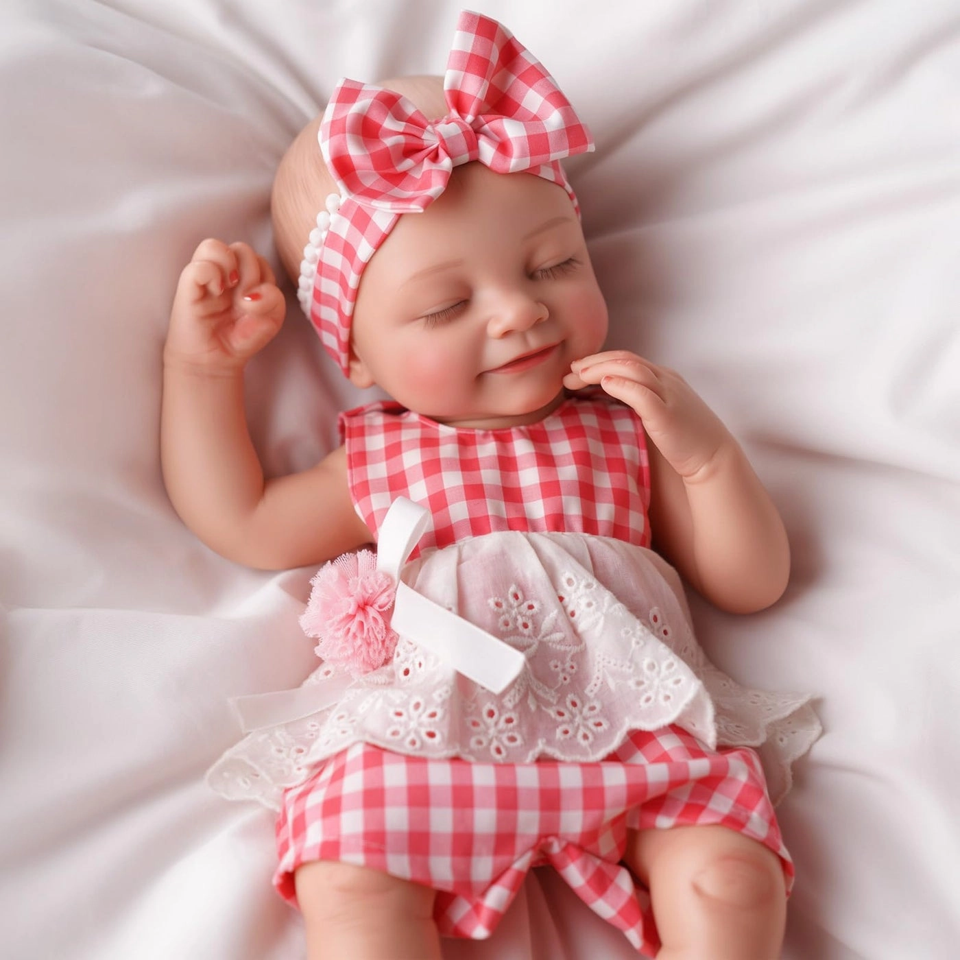 JUSS Cookie Reborn Baby Doll - 16 inch Silicone Sleeping Ages 3+