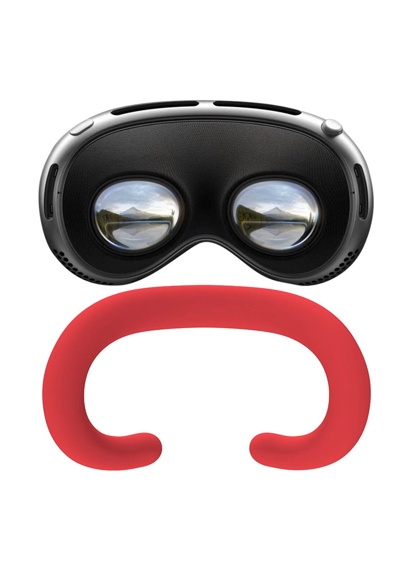 Excefore Silicone Face Pad Cover - Waterproof Washable Red