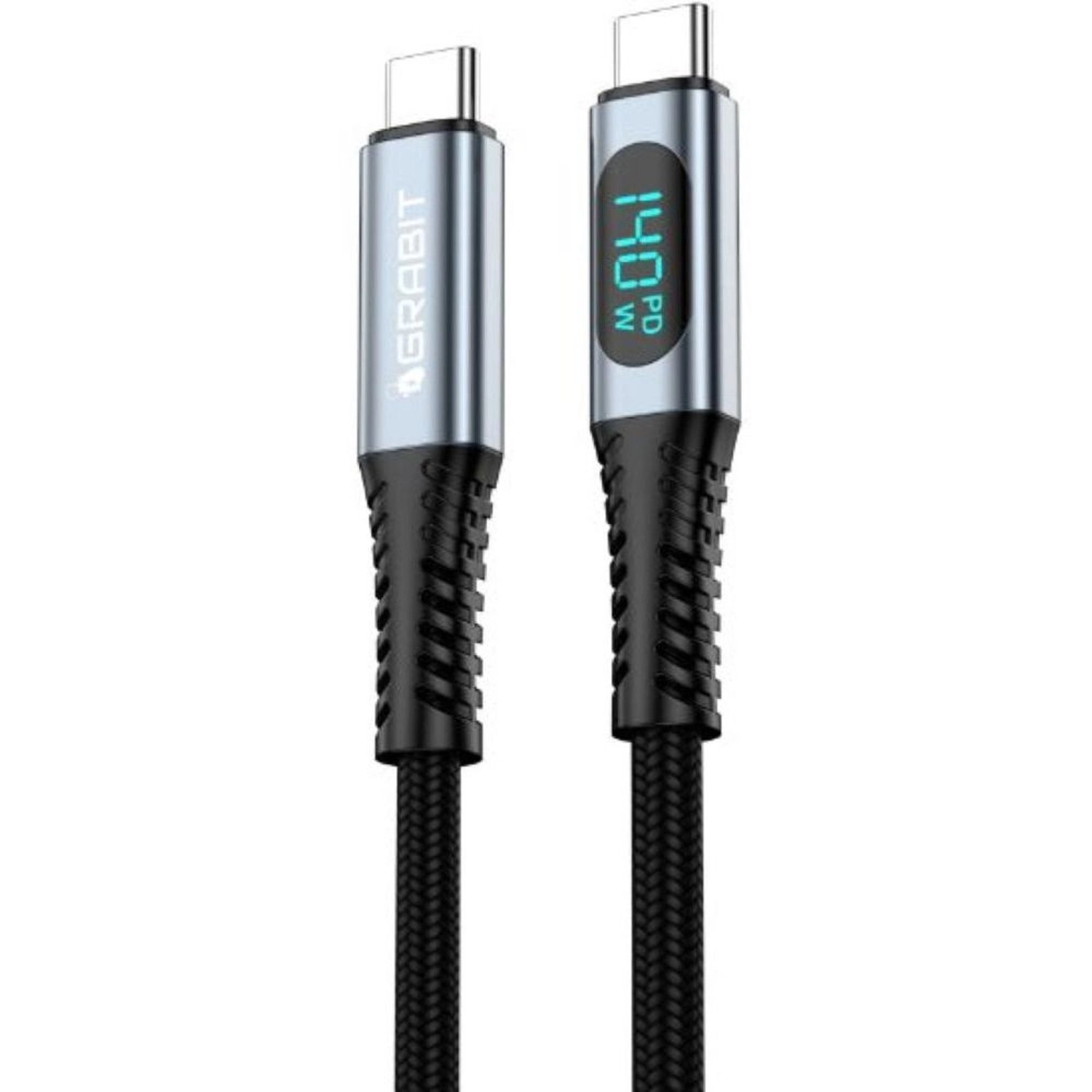 GRABIT G-STREAM 20 Cable 140W USB-C to USB-C 1.2m Braided