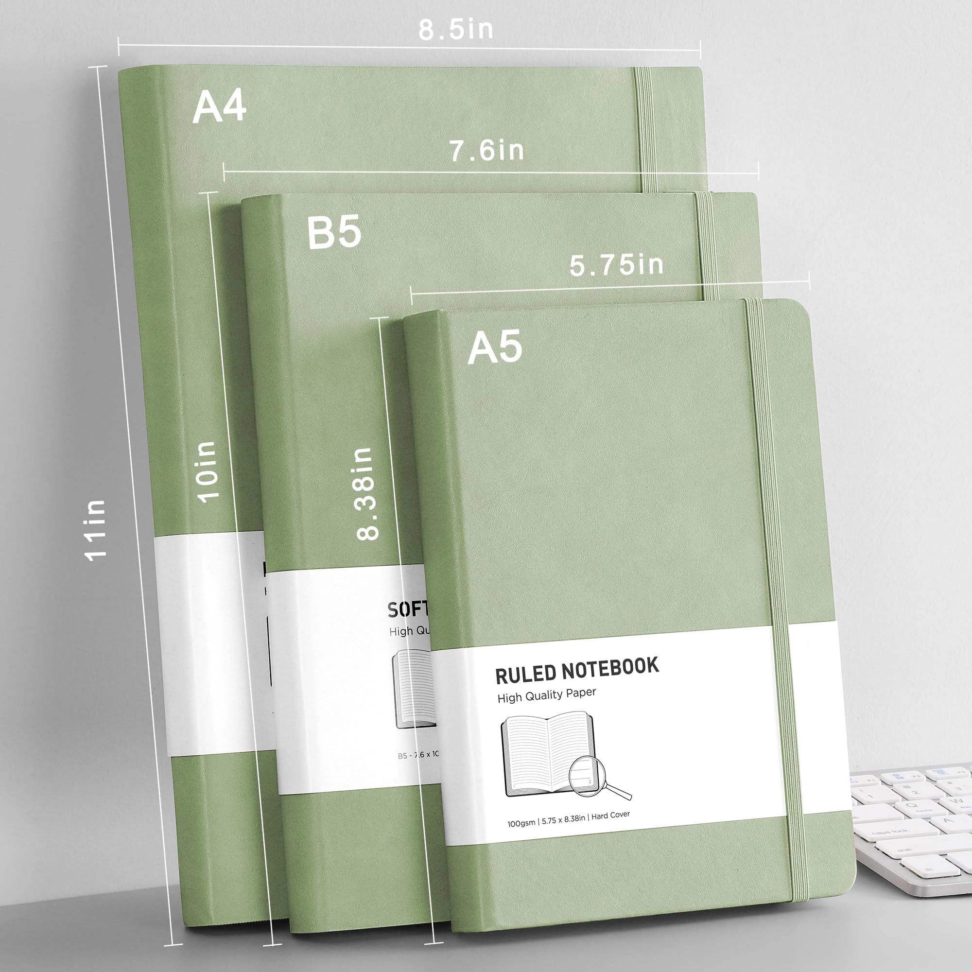 Lined Journal Notebook A5 Hardcover - Lined 320 Pages