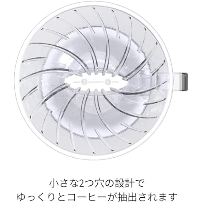 Pegasus Flat Bottom Dripper - Size 02 Clear