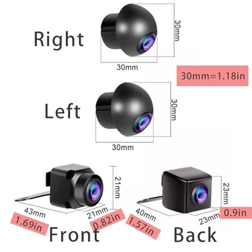 AHD Panoramic System Reversing Camera - Android Auto 720P/1080P