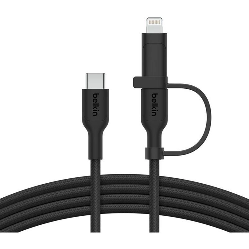 BoostCharge 2-in-1 Cable USB-C to USB-C/Lightning 1.5m