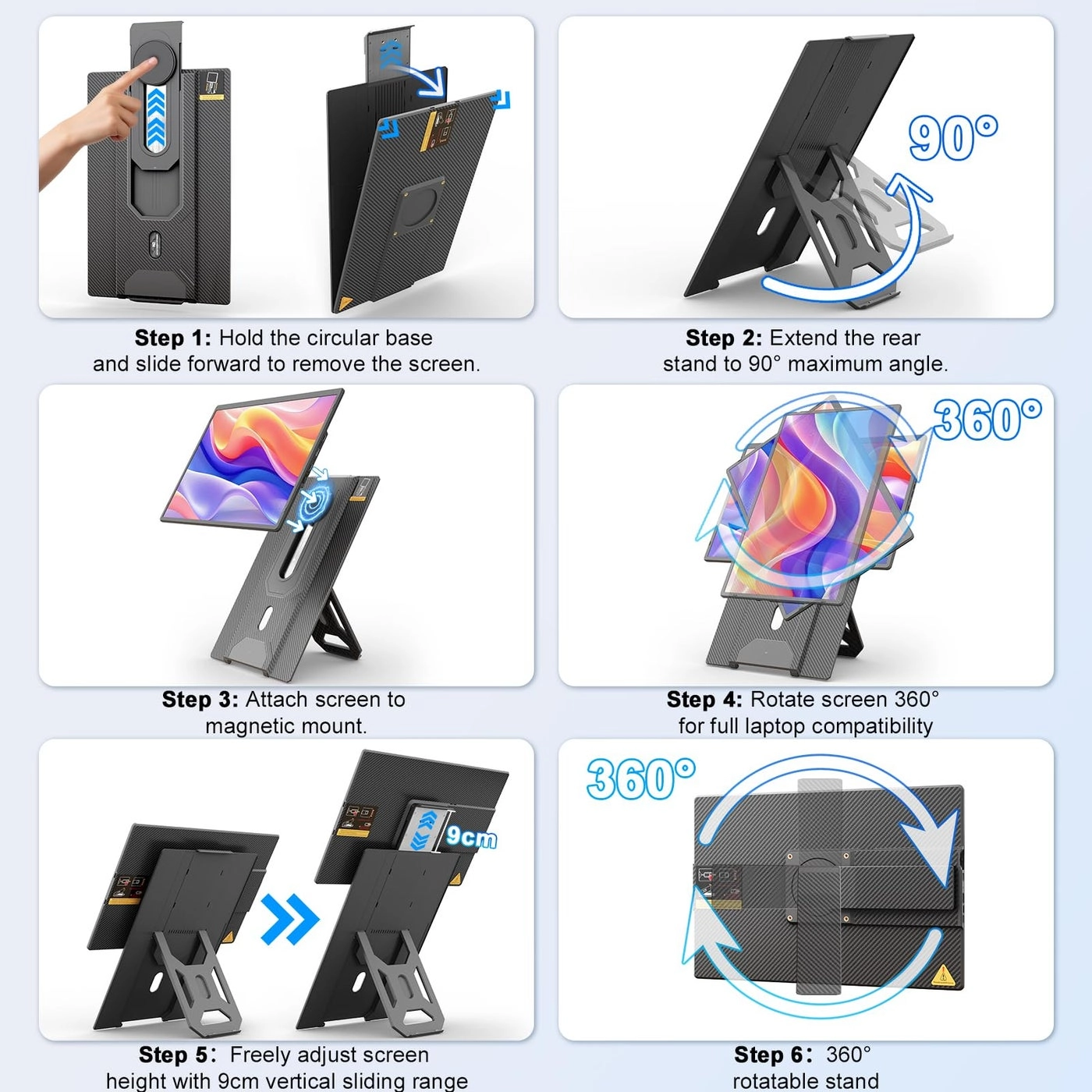 Laptop Screen Extender - FHD 1200P 16.1''
