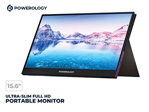 Ultra-Slim Full HD Portable Monitor - PPMN156BK 15.6" 1920 X 1080