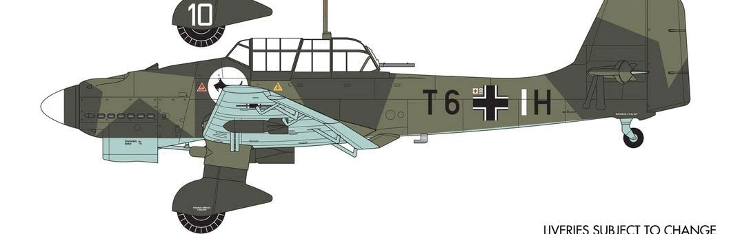 Junkers Ju87 B-1 Stuka Model Kit (A03087A) - 1:72