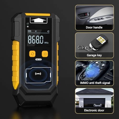 Remote Key Frequency Tester - IR Signal Detector HD LCD Type-C Dual Power