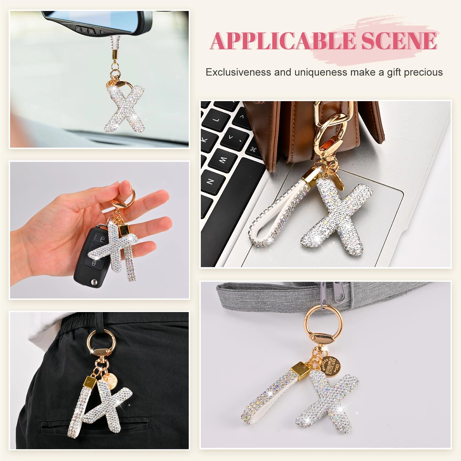 Initial Letter Keychain