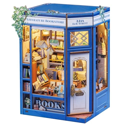 Book Nook - Miniature House Wooden 3D Puzzle
