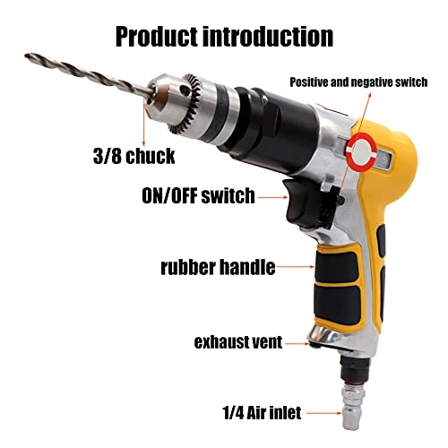 Elbow Pneumatic Tools - 90° 10mm 1500rpm