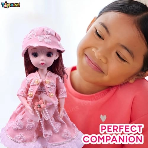 Cute Doll - 12-Inch Plastic Wedding Dress Ages 3+