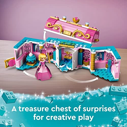 Disney Princess Aurora, Merida & Tiana’s Enchanted Creations (43203) - 558-piece Diamond Dress Set