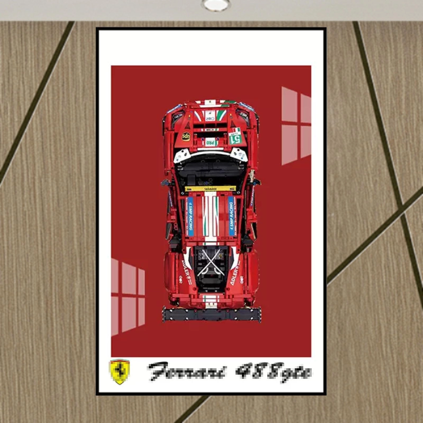 SUNHON Figures Display Wall Mount - 50x80x4cm Acrylic