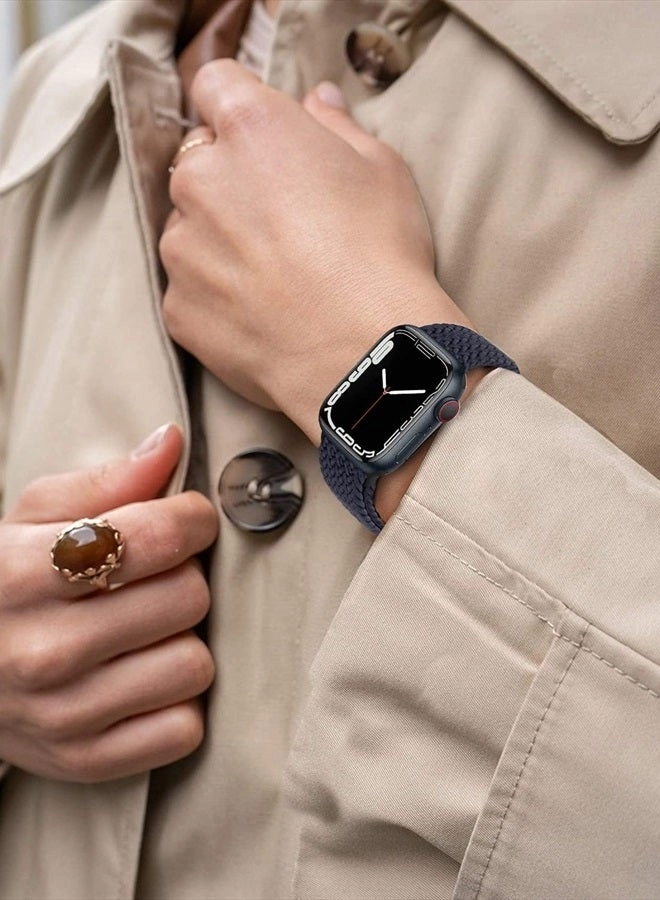 Watch Band for Apple Watch - Elastic Nylon - 38/40/41/42/44/45/49mm Hook-and-loop