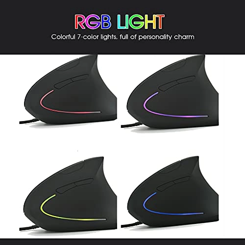 Vertical Ergonomic Optical Mouse - USB