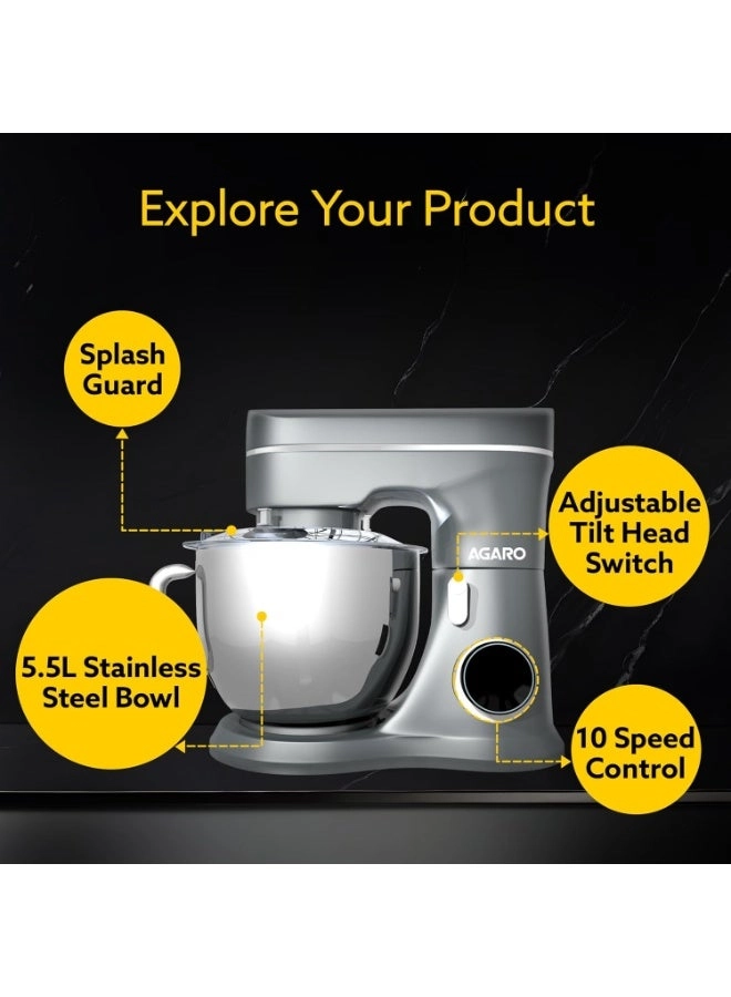 Elegant Stand Mixer - 5.5L 1400W