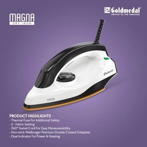 Magna - 1000W Dry Iron