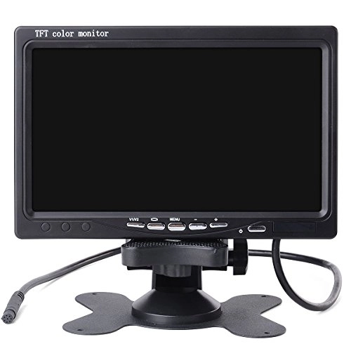 Foldable Car Monitor - 7 Inches + Car Backup Camera - Wireless Night Vision 800(H) x RGB x 480(V)