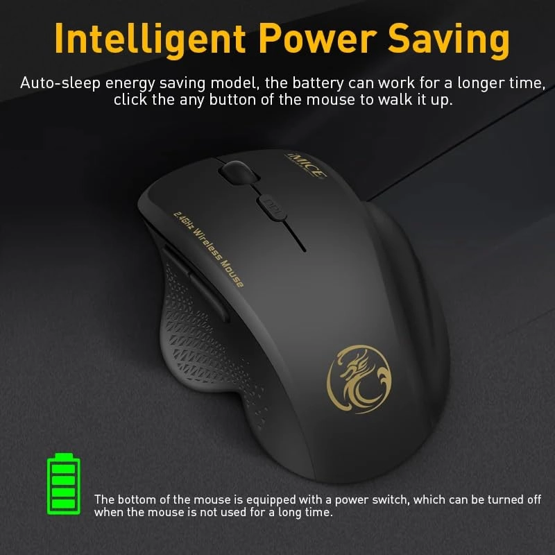 Wireless Gaming Mouse - Bluetooth & Dongle