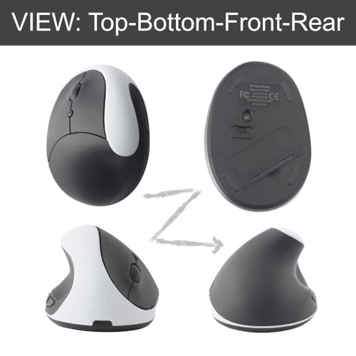 Left Handed Vertical Mouse - Wi-Fi