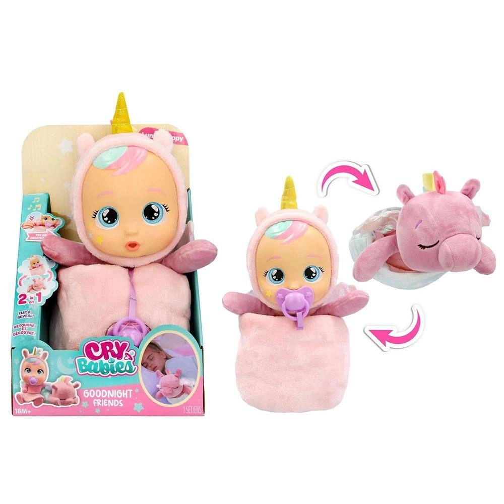 Luna & Poppy Reversible Baby Doll - Lights 4 Lullabies Ages 3+