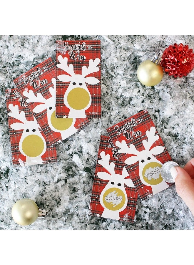 Reindeer Christmas Scratch Off Cards - 28 Count