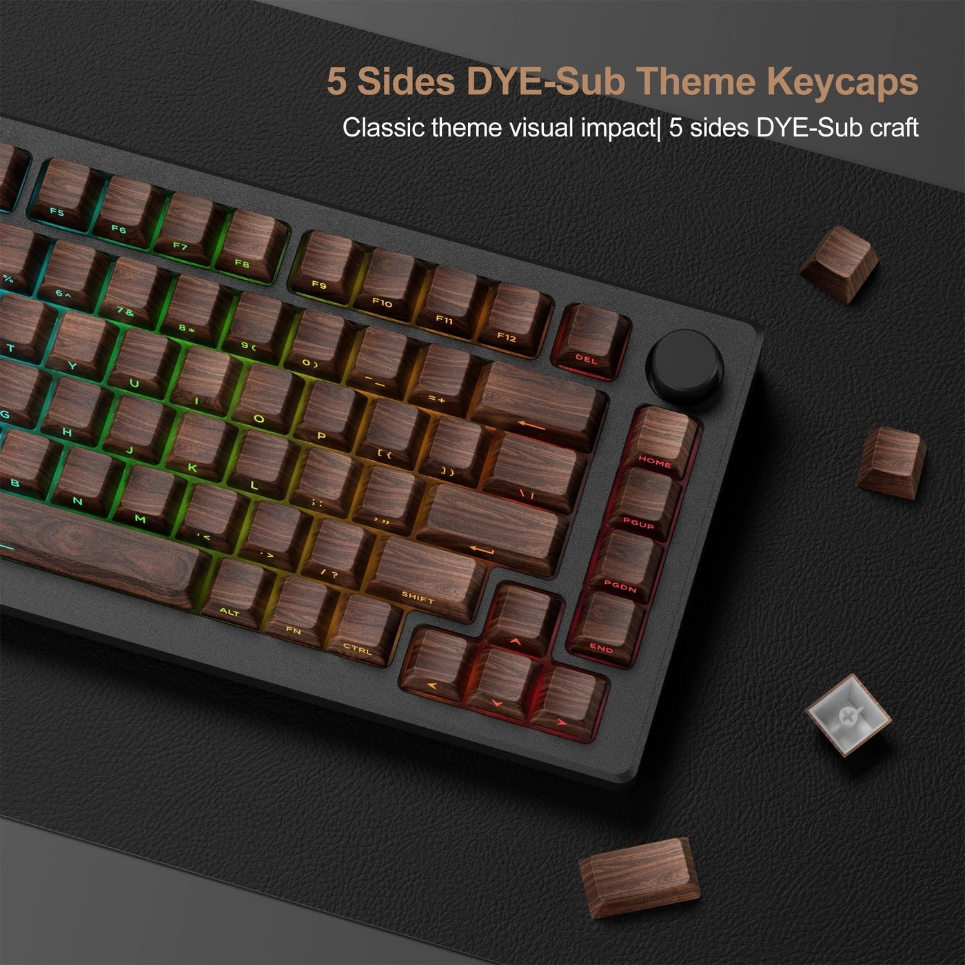 XVX Shine Through Keycaps - Side Print PBT 131 Keys