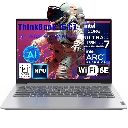 Thinkbook 16 Ultra 7 155H - 16'' Core Ultra 7 64GB DDR5 2TB SSD