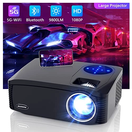 Native 1080P 5G WiFi Bluetooth Projector - 20000LM 1920 x 1080