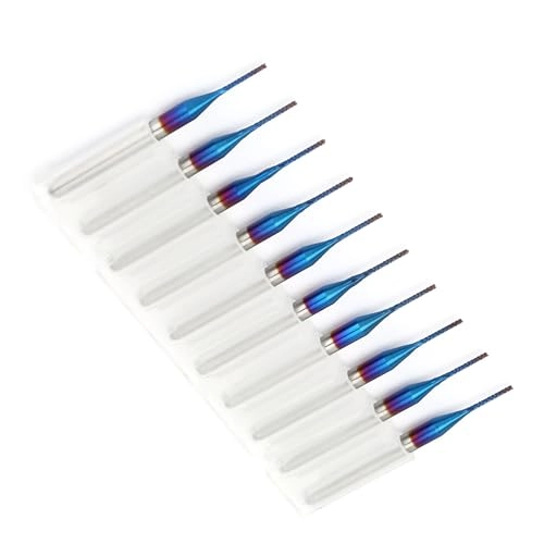 End Mill - carbide 10pcs 0.8mm
