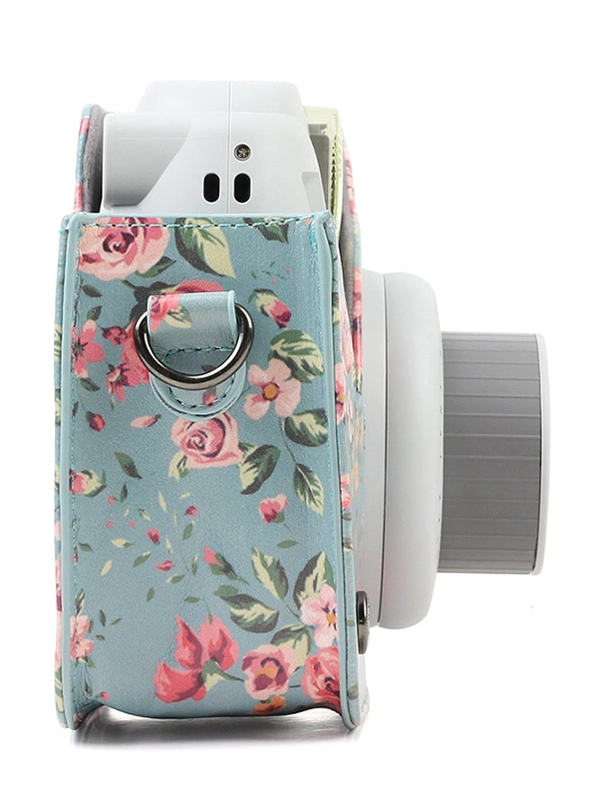 Vintage Rose Design Camera Case - Fujifilm Instax Mini 9, Instax Mini 8, 8+ Instant Camera