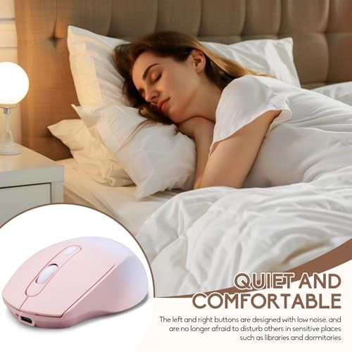 Wireless Gradient Color Bluetooth Mouse - USB