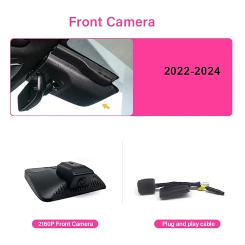 Dash Cam - 2160P for Toyota BZ4X 2022-2024