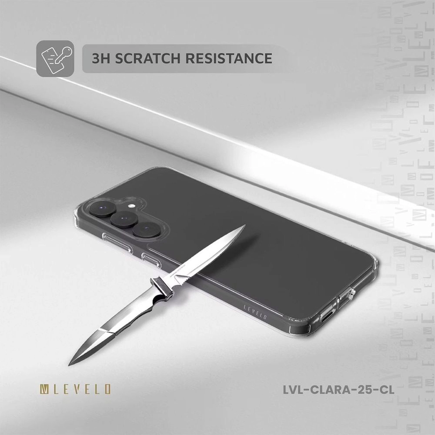 Clara Clear Case for Samsung Galaxy S25