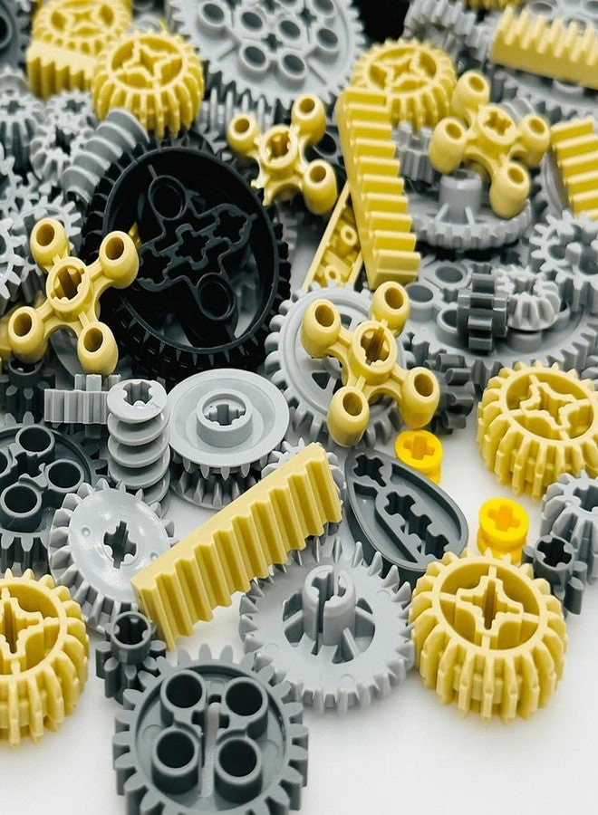Technical Parts Wheels Gears - Building Blocks Accessories