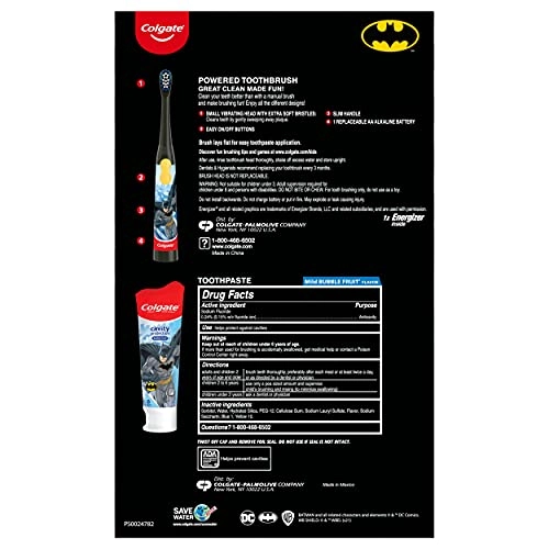 Kids Battery Toothbrush - Extra Soft + Kids Toothpaste