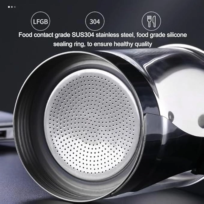 Moka Pot - 6 Cup Stainless Steel Stovetop