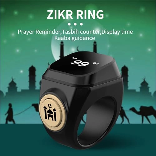 Smart Tasbih Counter Ring