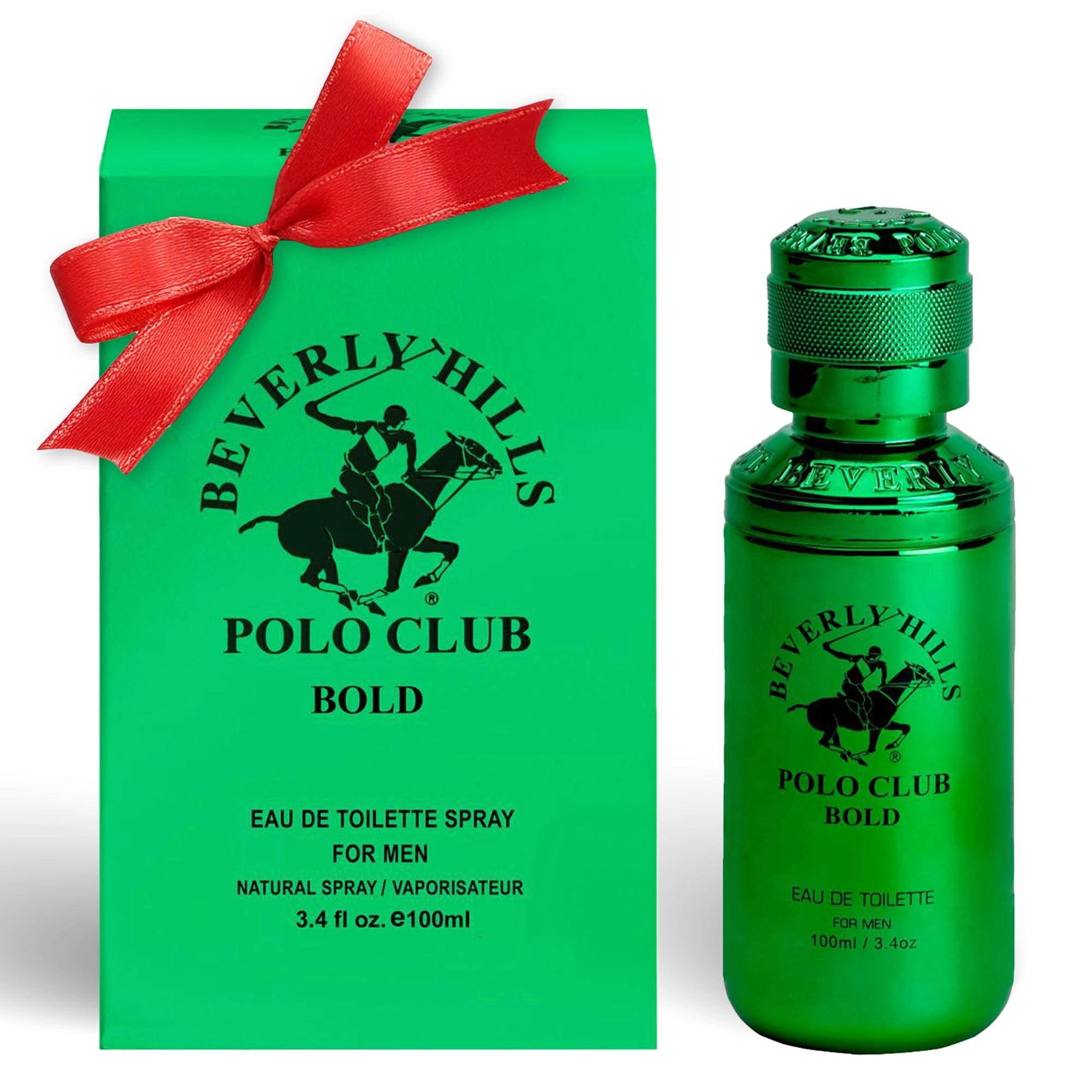 Beverly Hills Polo Club Bold Eau de Toilette - 3.4 Fluid Ounces Bonus Pack
