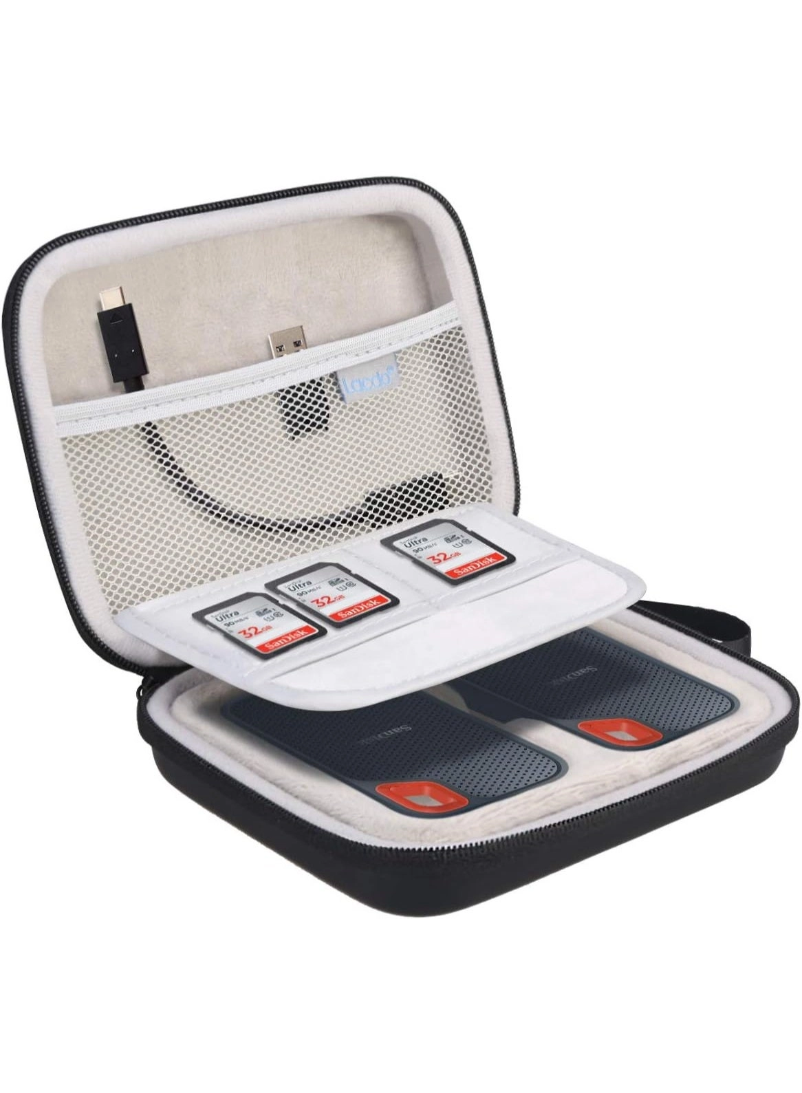 Hard Drive Carrying Case - 1TB 2TB 3TB 4TB 5TB 6TB