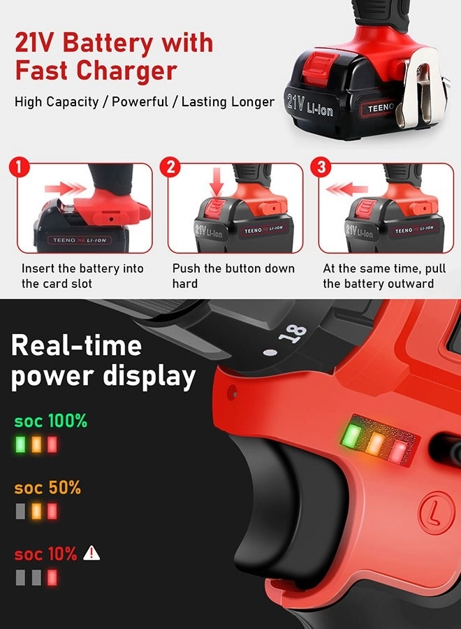 Cordless Drill Driver - 1.5 Ampere-hour