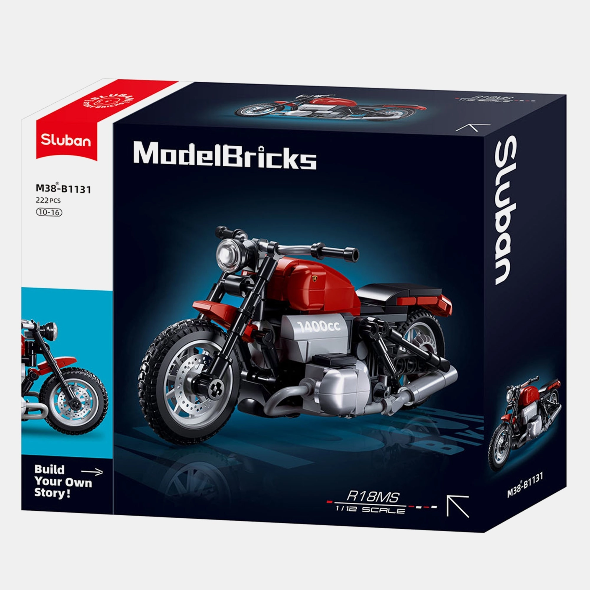 Sluban R18Ms - 1/12 Motorcycle