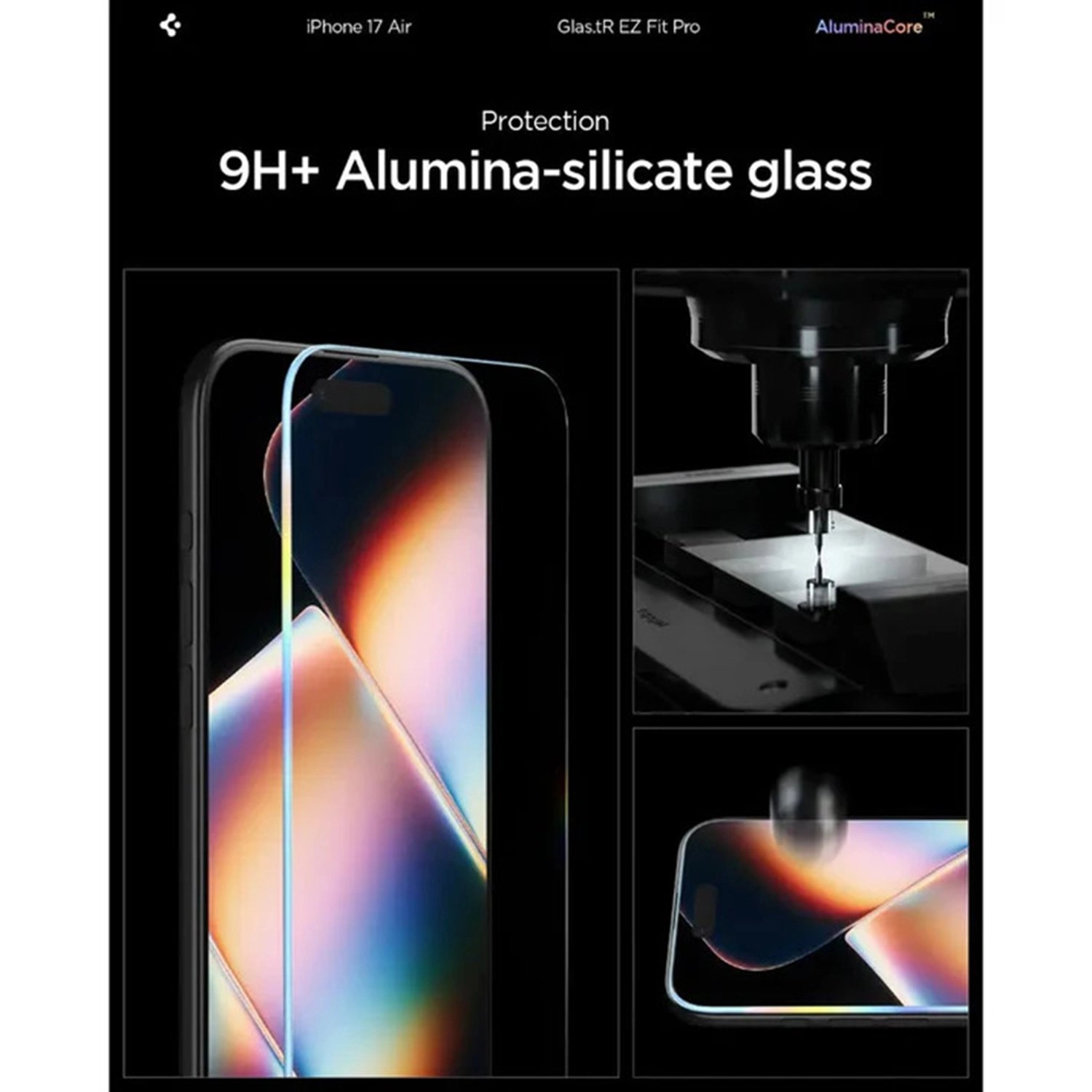 Clear Tempered Glass Screen Protector for iPhone 17 Air