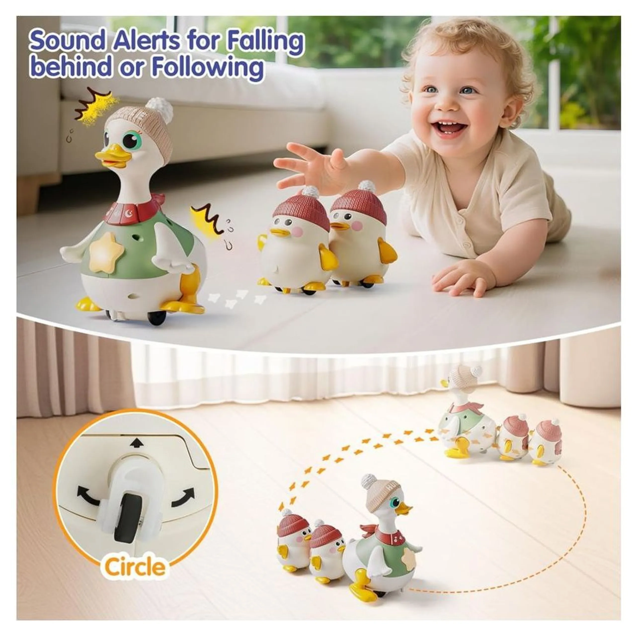 Waddling Duck Family - 3 months