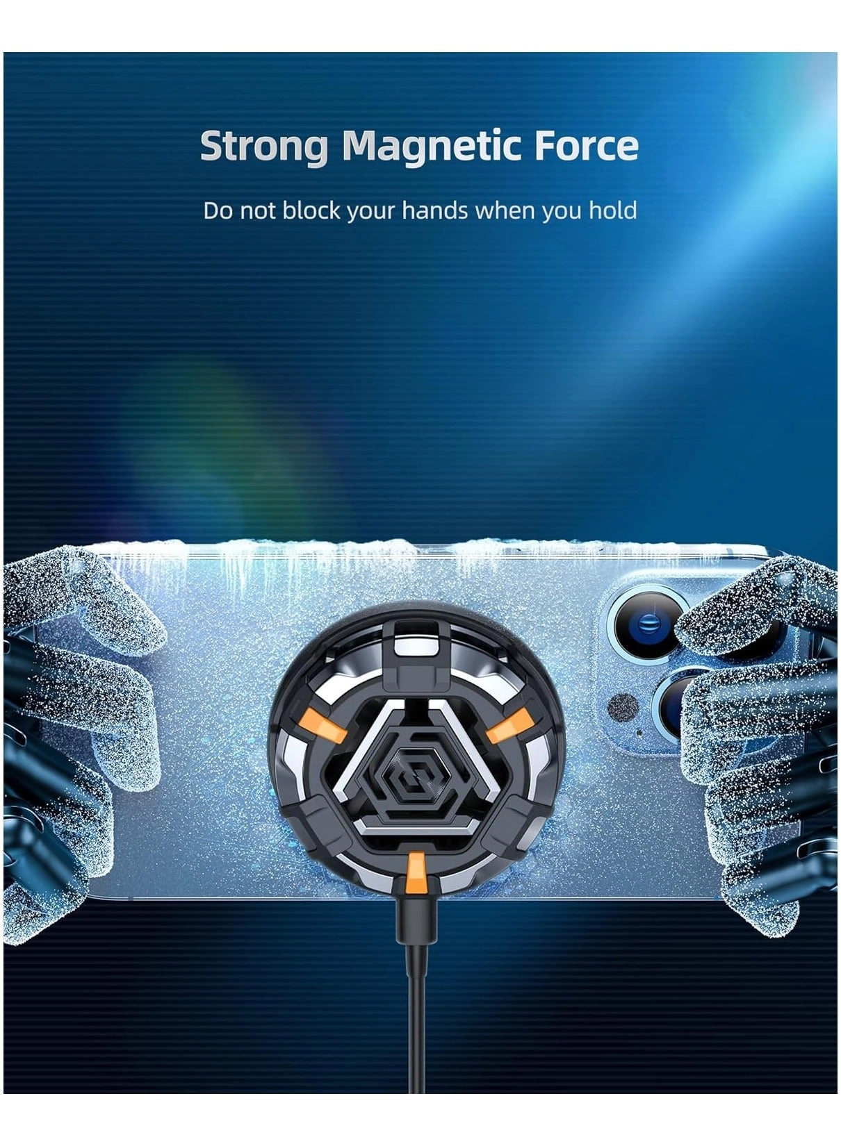 Phone Cooler - Advanced Cooling Magnetic USB Type C