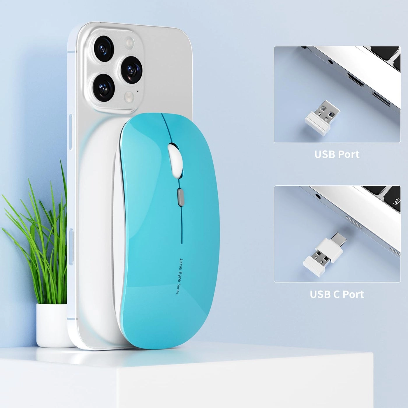 Q5 Slim Rechargeable Mouse - Wireless