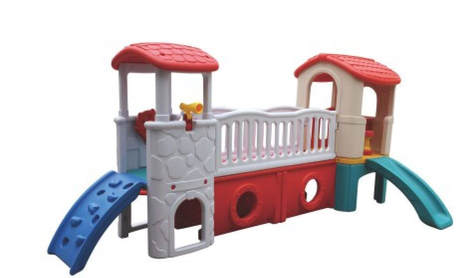 Gambol Large Play Slide Twin Tower - Multi Colour 90.00KG